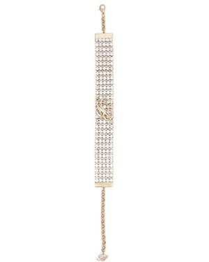 Blumarine Crystal-Embellished Necklace - White