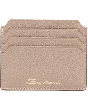Santoni Cartera de piel - Neutro