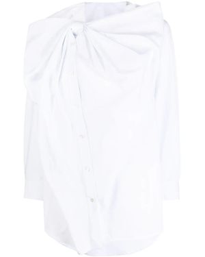 JNBY Bow-Detail Long-Sleeve Shirt - White