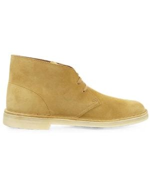 Clarks Desert Suede Ankle Boots - Natural