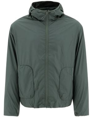 Hiking Patrol Hooded Patch-Pocket Jacket - Green