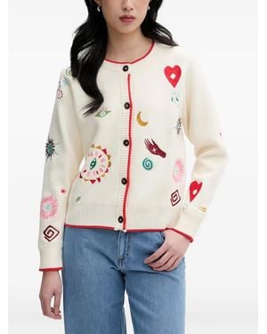 Never Fully Dressed Morocco Charms Chery Cardigan - Natural