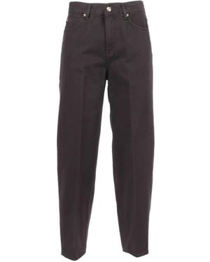 Briglia 1949 Embroidered-Pocket Trousers - Blue