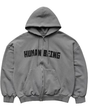 Balenciaga ジップアップ パーカー - グレー