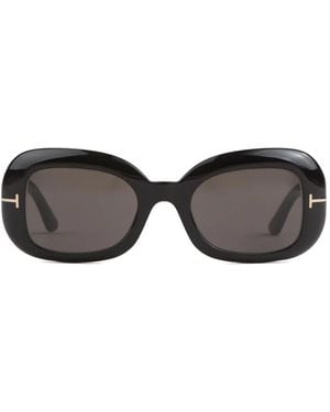 Tom Ford Rectangle-Frame Sunglasses - Black