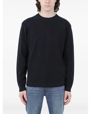 Woolrich Round-Neck Wool Jumper - Black