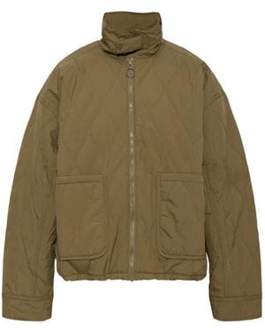 Rethinkit Studios Quilted High-Neck Jacket - Green