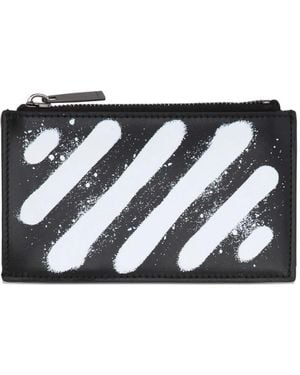 Off-White c/o Virgil Abloh Logo-Detail Wallet - Black