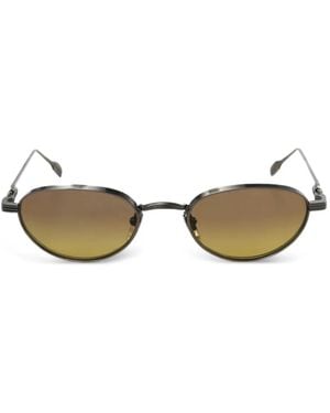 Chrome Hearts Oval-Frame Sunglasses - Metallic
