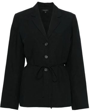 Rag & Bone Chappell Button Tie Blazer - Black