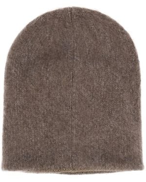 FILTH Cashmere Knit Beanie Hat - Brown