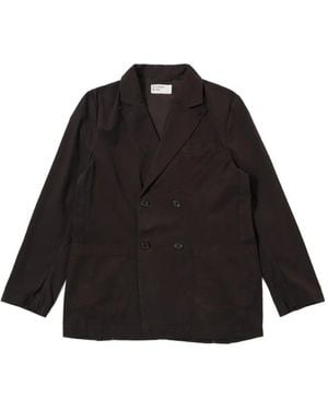 Universal Works Manor Double-Breasted Jacket - Black