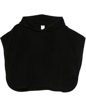 Baserange Gilet "Fortu Hooded" Con Cappuccio - Nero