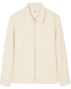 Sandro Giacca-Camicia Con Zip - Neutro