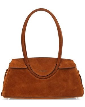 STAUD Sac Porté Épaule À Anse Sur Le Dessus - Brown