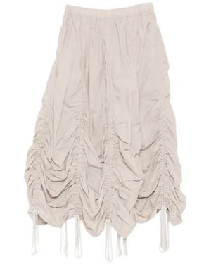 Lauren Manoogian Ruched Drawstring Skirt - White