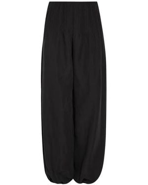 Vince Elasticated-Waistband Trousers - Black