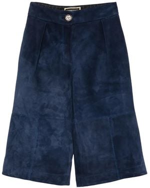 MITILIANE COUTURE Pleated Trousers - Blue
