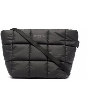 VEE COLLECTIVE Mini Porter Quilted Shoulder Bag - Black