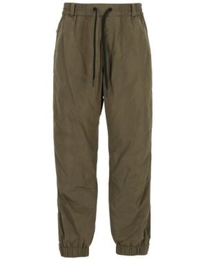 Moncler Logo-Patch Track Pants - Green