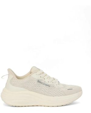 Palm Angels Sunset Knitted Trainers - White