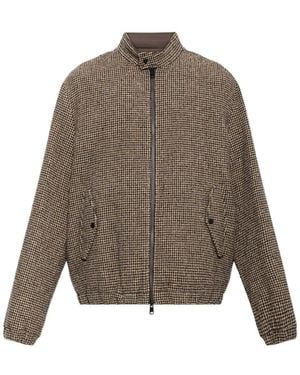 Moncler Ebrodel Reversible Puffer Jacket - Brown