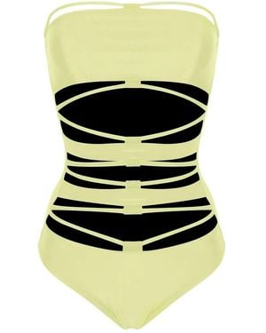 Gloria Coelho Maillot カットアウト ワンピース水着 - ブラック