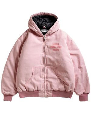 ANTI SOCIAL SOCIAL CLUB Missing Work Hooded Jacket - Pink