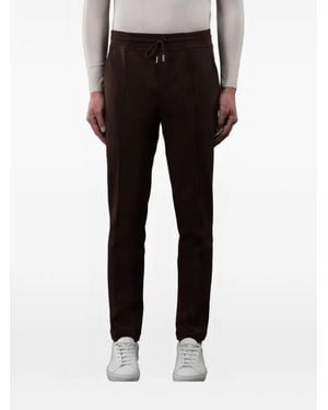 Moorer Matthew Drawstring Track Trousers - Black