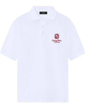 Amiri Embroidered Polo Shirt - White