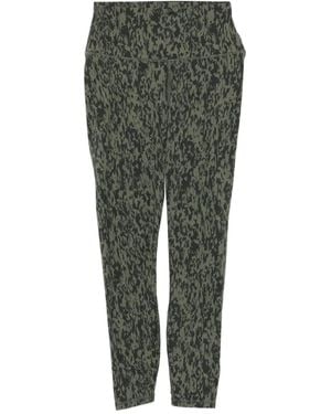 Varley Abstract-Pattern Leggings - Green