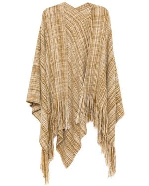 NORLHA Handspun Fringed Cape - Natural