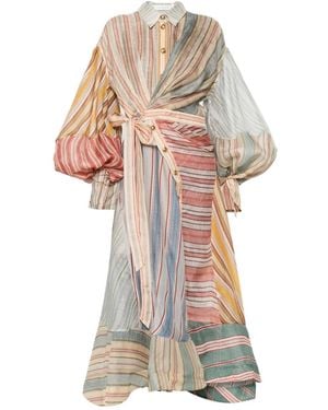Zimmermann Striped Pattern Dress - Multicolor