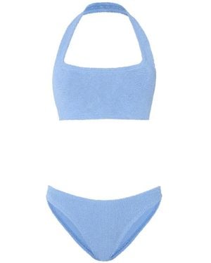 Hunza G Sandy Halterneck Bikini (Set Of Two) - Blue