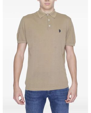 U.S. POLO ASSN. Short-Sleeve Polo Shirt - Natural