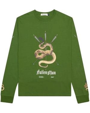Undercover Graphic-Print Sweatshirt - Green