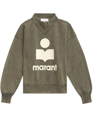Isabel Marant Moby ロゴ スウェットシャツ - グリーン