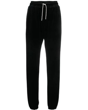 Alexandre Vauthier Pantaloni Sportivi Con Coulisse - Nero