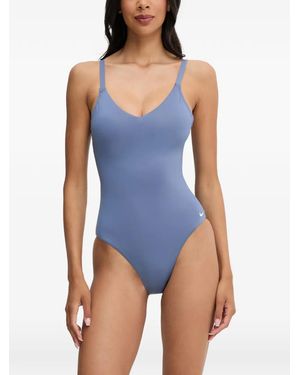 Nike Badeanzug Mit Cut-Out - Blau