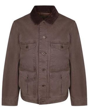 Filson Corduroy-Collar Multi-Pocket Jacket - Brown