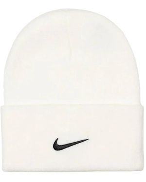 Nike X Stussy Cuffed Beanie Hat - White