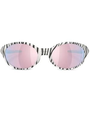 Oakley Gafas De Sol Con Montura Cat-Eye Y Estampado De Cebra - Rosa
