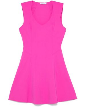 Patrizia Pepe Flared Mini Dress - Pink