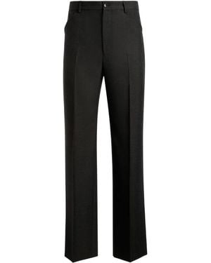 Bally Pantalones rectos con pinzas - Negro