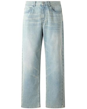 Roberto Cavalli Logo-Embroidered Jeans - Blue