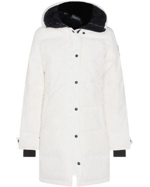Canada Goose Button Hooded Coat - ホワイト