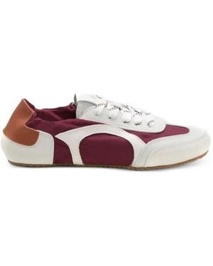 Dorothee Schumacher Sporty Softness Panelled Trainers - Natural