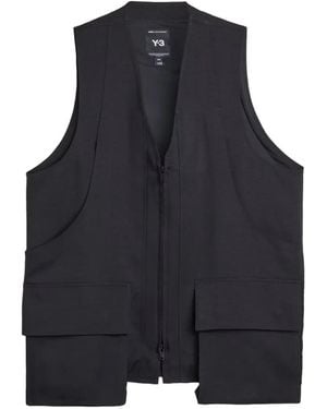 Y-3 Sport Uniform Pocket Vest - Blue