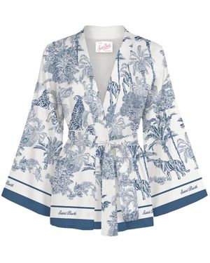 MC2 Saint Barth Kimono Corto Carly - Azul