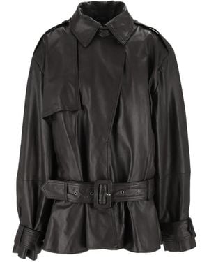 ROTATE BIRGER CHRISTENSEN Veste De Moto En Cuir - Black
